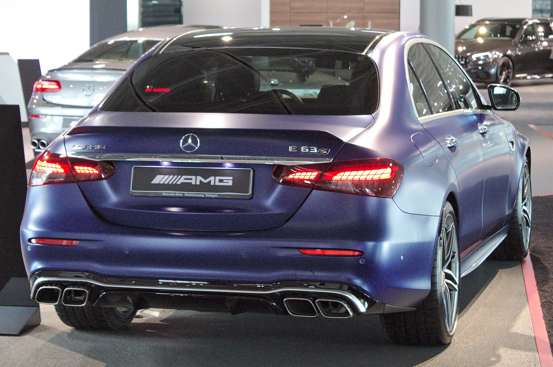 Mercedes-AMG E 63 S demonstration vehicle