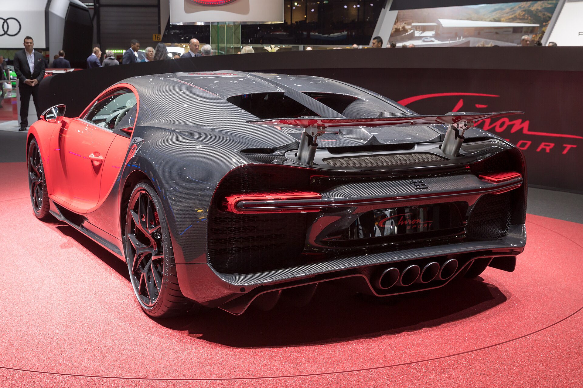 Bugatti Chiron demonstration vehicle