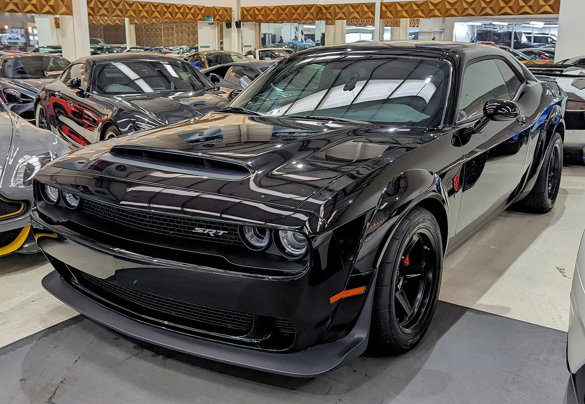Dodge Challenger SRT Demon demonstration vehicle