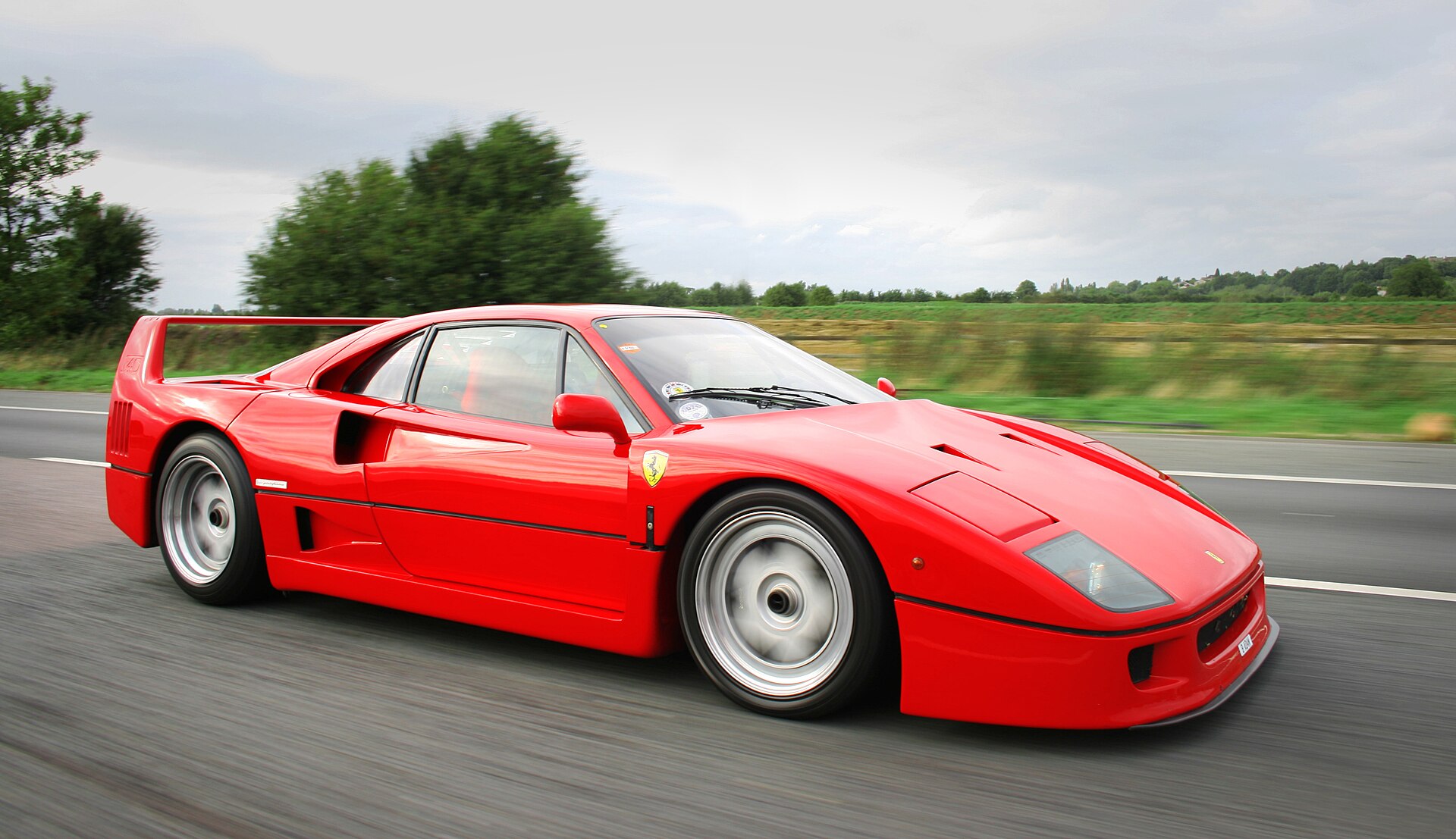 Ferrari F40 demonstration vehicle
