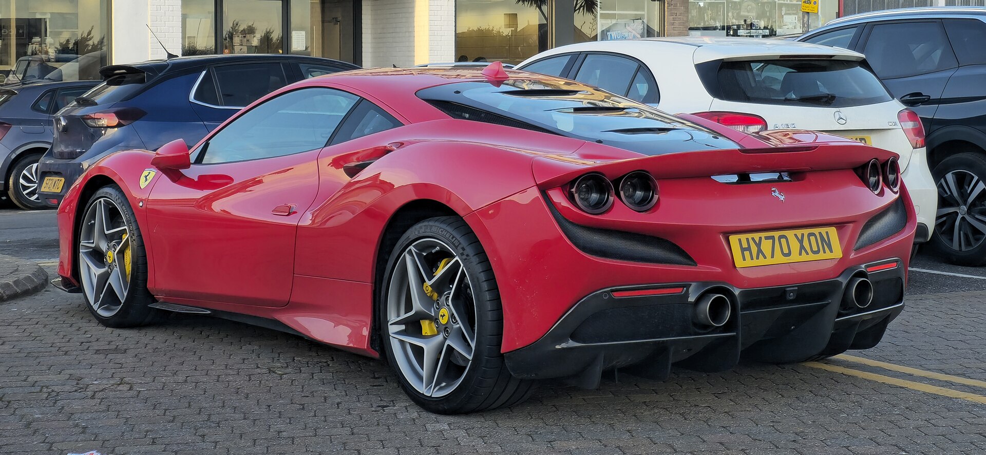 Ferrari F8 Tributo demonstration vehicle