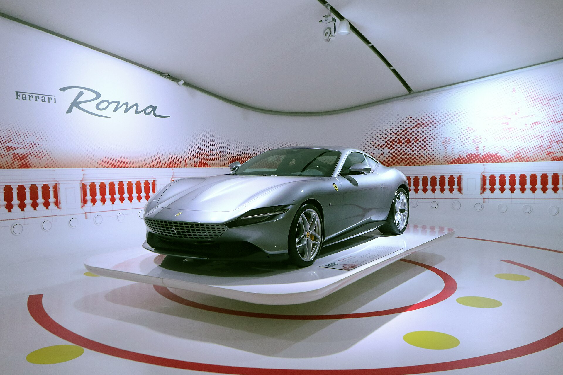 Ferrari Roma demonstration vehicle