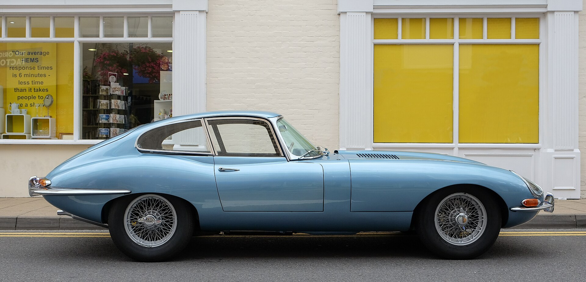 Jaguar E-Type demonstration vehicle