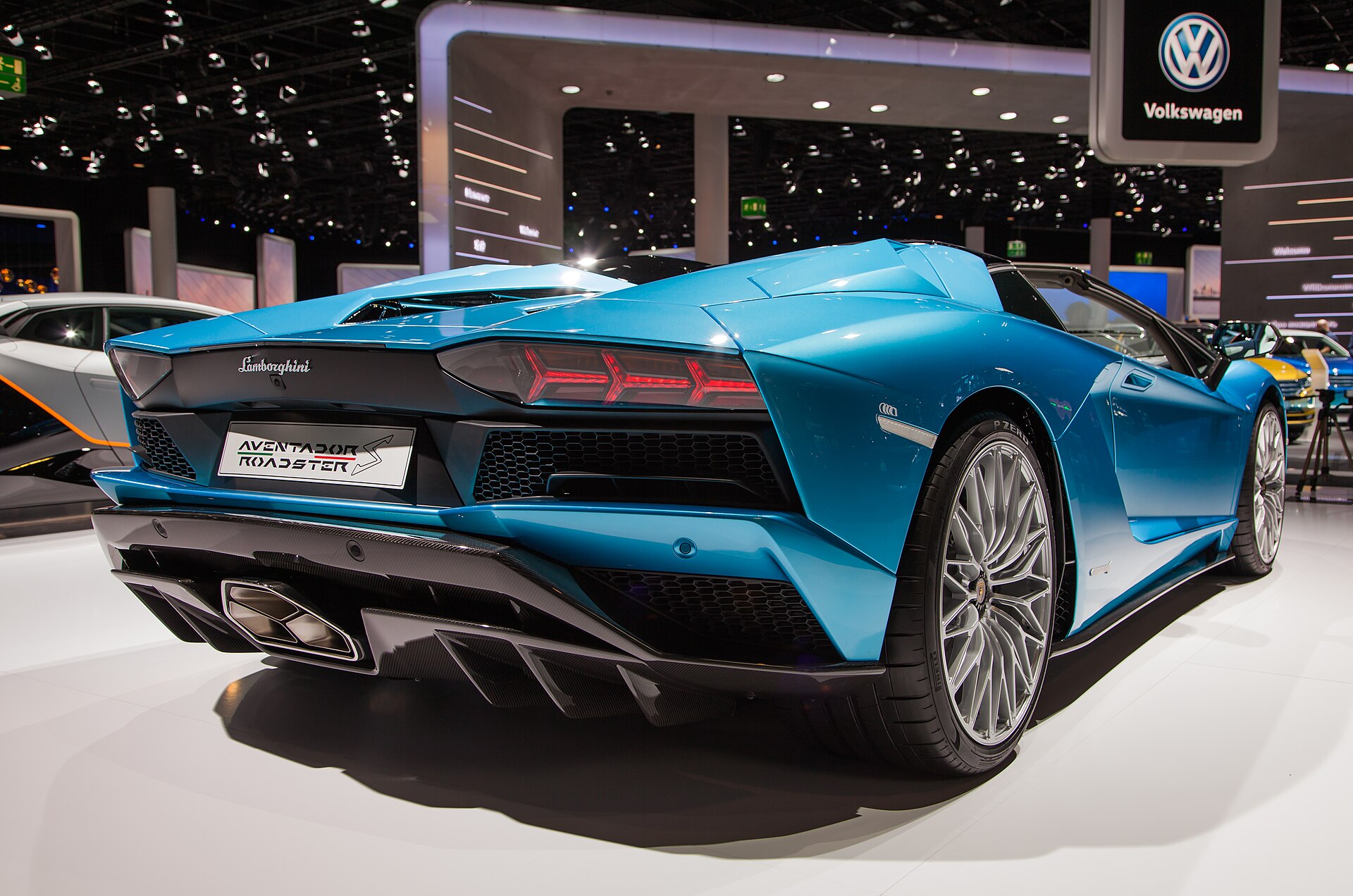Lamborghini Aventador demonstration vehicle