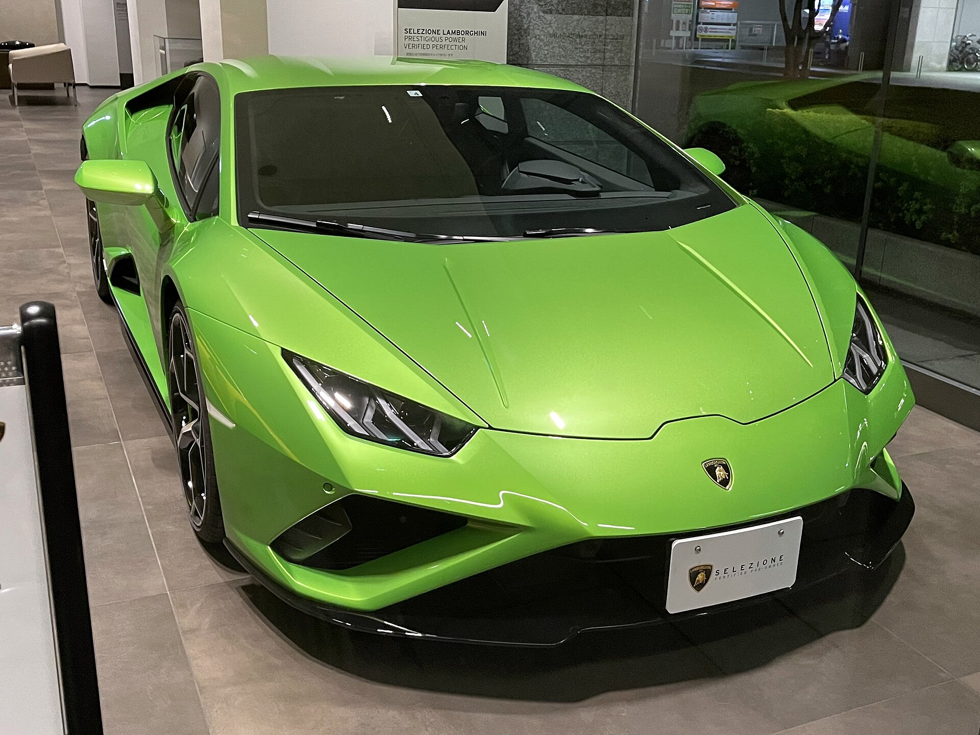 Lamborghini Huracán demonstration vehicle