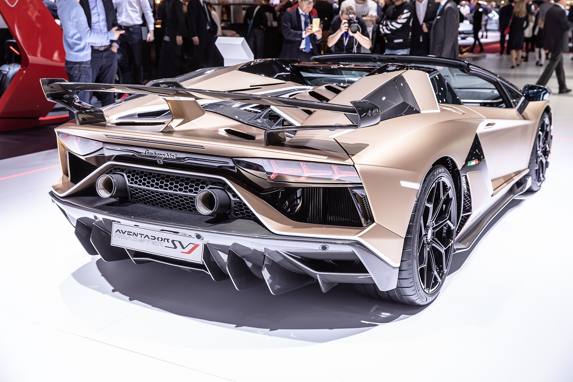 Lamborghini Aventador SVJ demonstration vehicle