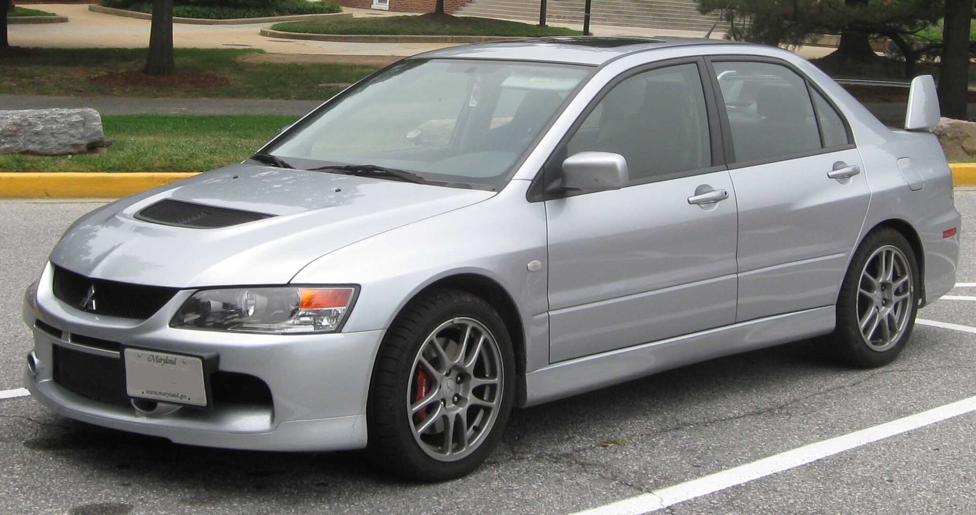 Mitsubishi Lancer Evolution demonstration vehicle