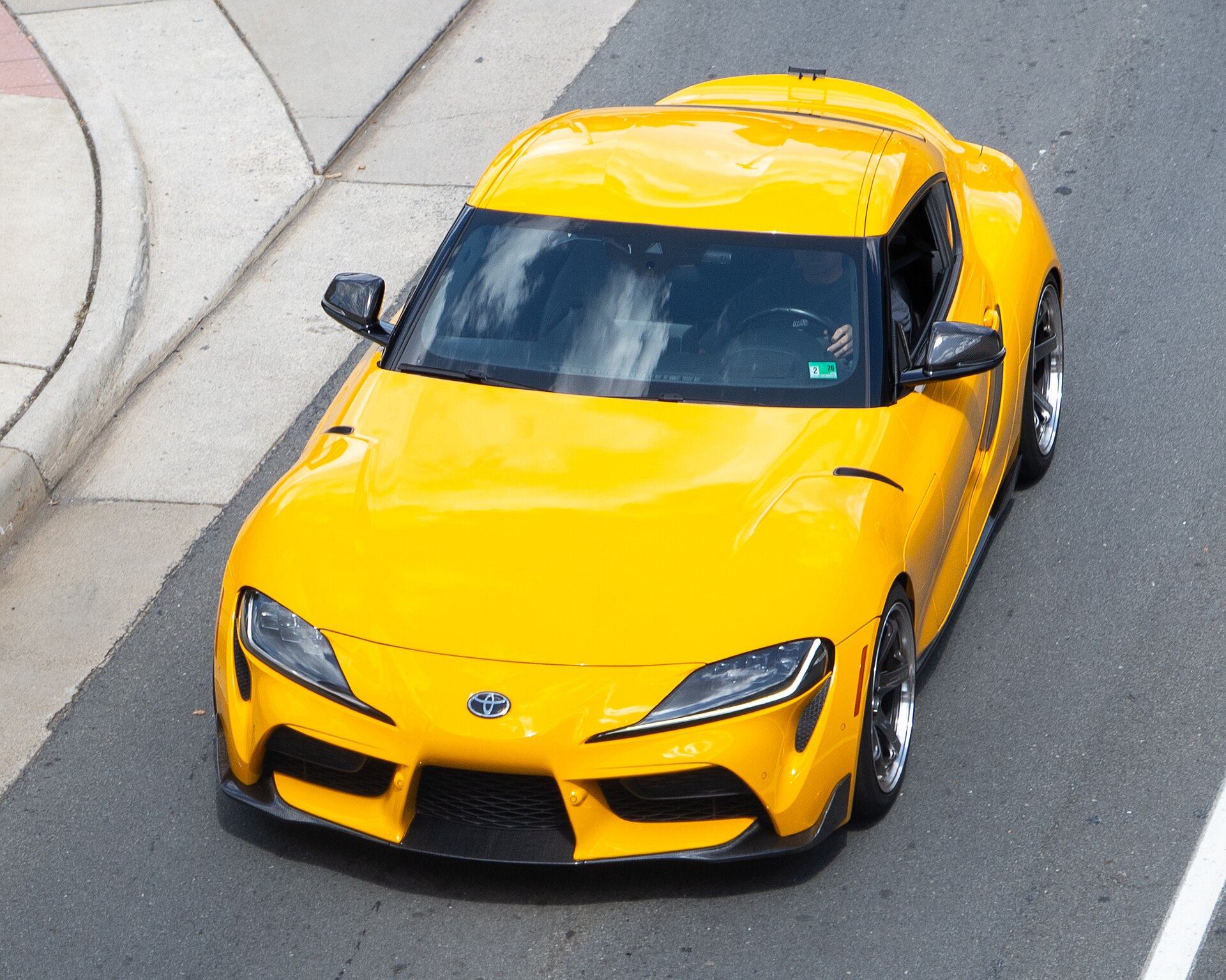 Toyota GR Supra demonstration vehicle