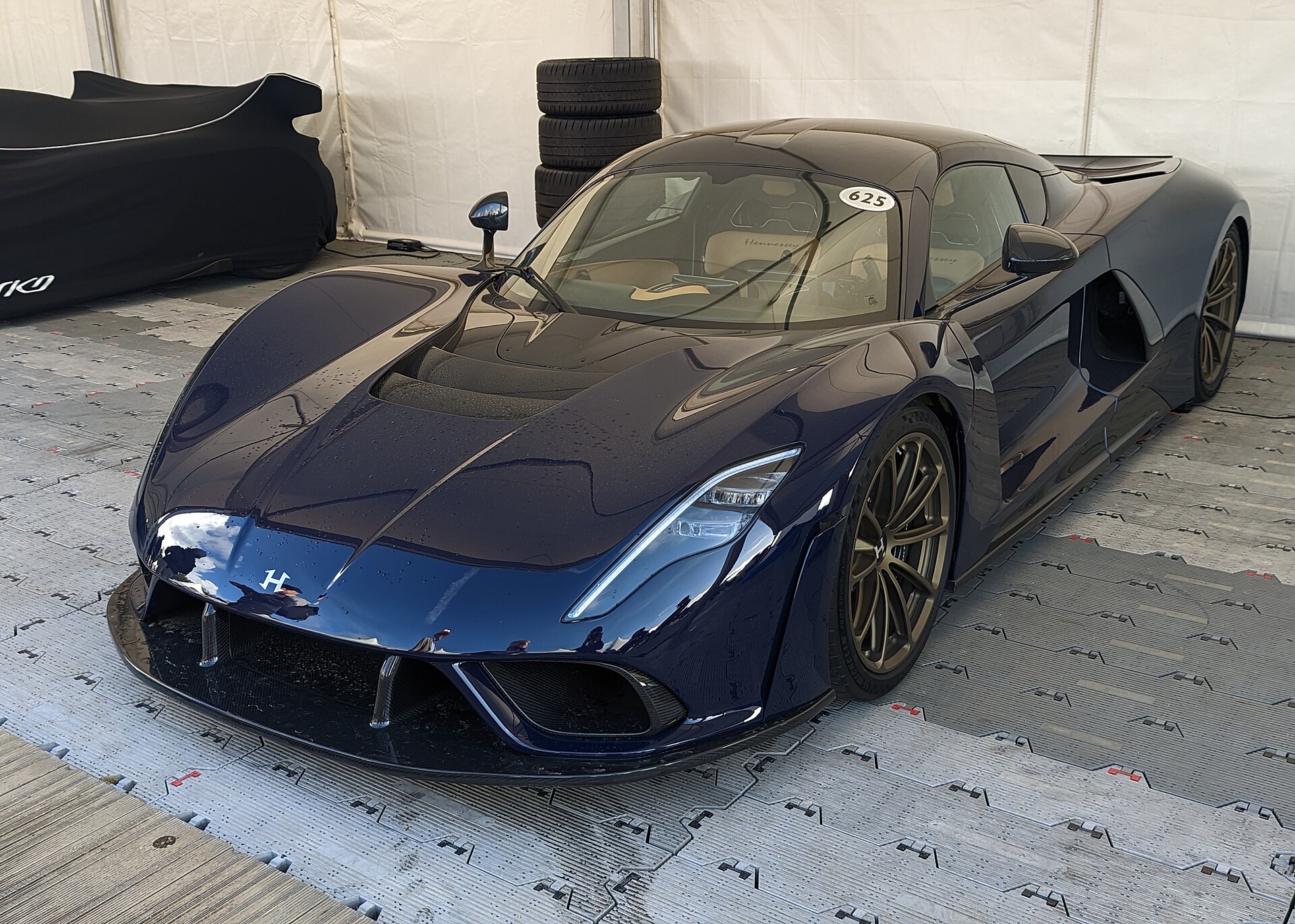 Hennessey Venom F5 demonstration vehicle